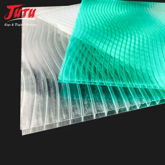 Panneau de polycarbonate en feuille thermoplastique Jutu Durability pour écrans publicitaires numériques